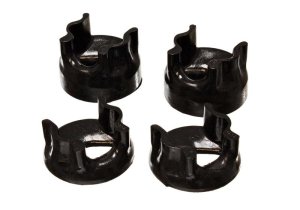 Dodge Ram 3500 Motor Mount Insert Set - Energy Suspension - Performance Polyurethane - Black - `98-`02 Dodge Ram 3500 Motor Mount Insert Set - Energy Suspension - Performance Polyurethane - Black - `98-`02